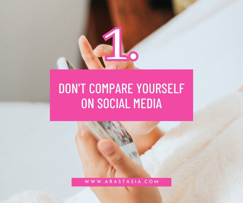 use social media to inspire you - not compare you and create creative imposter syndrome