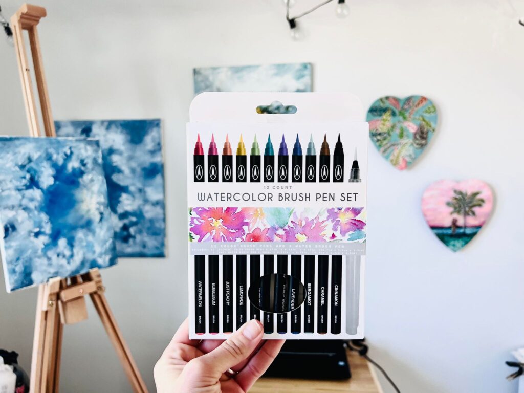 Five Below Art Supplies Finds - watercolor brush pen set