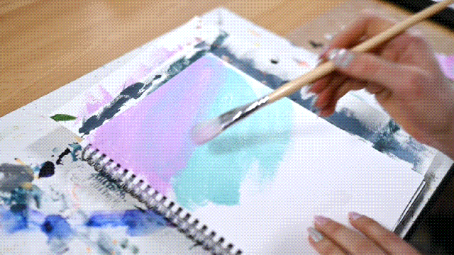 Sketchbook painting tips