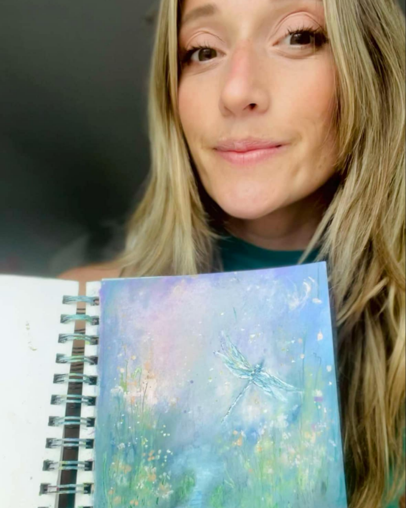 dragonfly painting