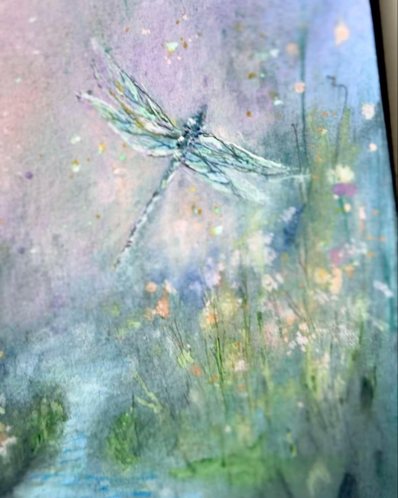 dragonfly painting