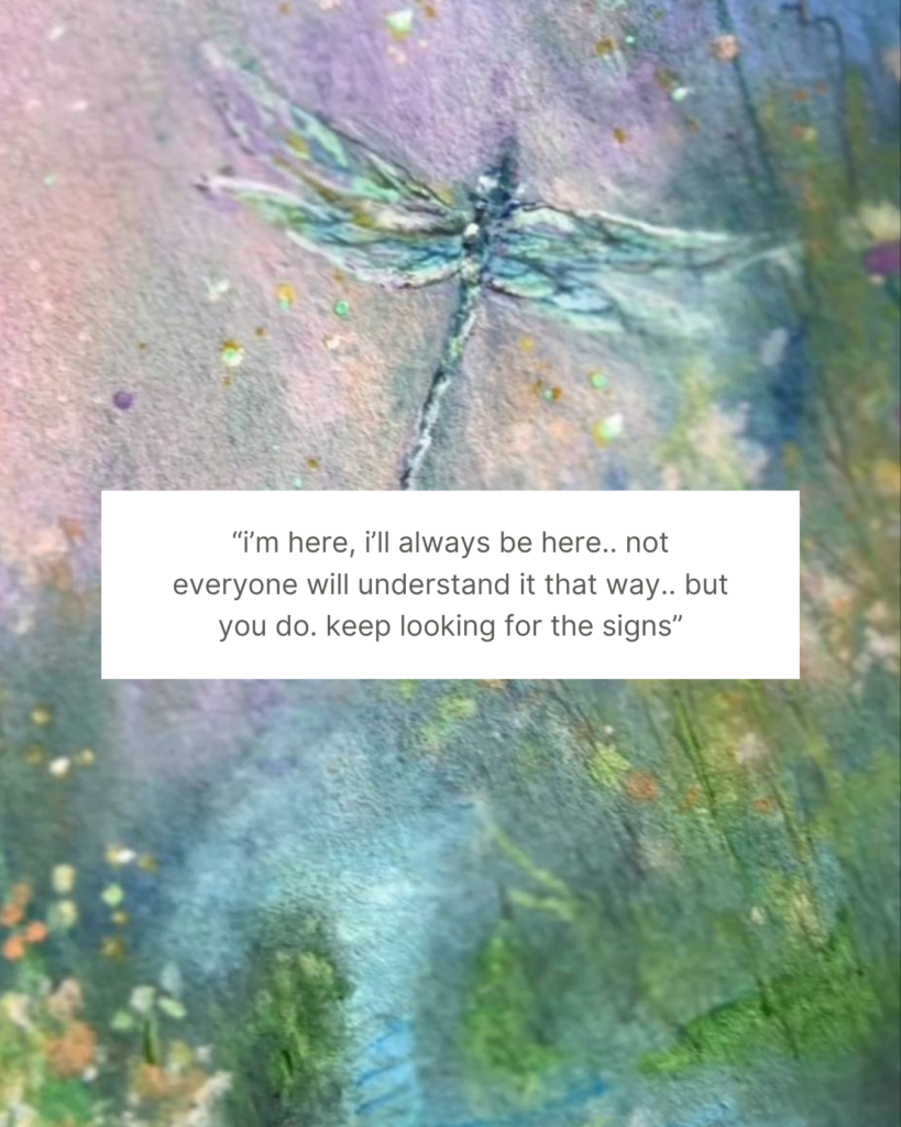 painting flowers to grieve after loss